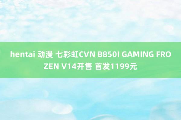 hentai 动漫 七彩虹CVN B850I GAMING FROZEN V14开售 首发1199元